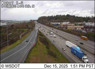 Seattle: I-5 at MP 158: Boeing Access Rd North