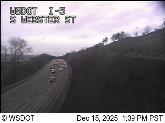 Seattle: I-5 at MP 160: S Webster St