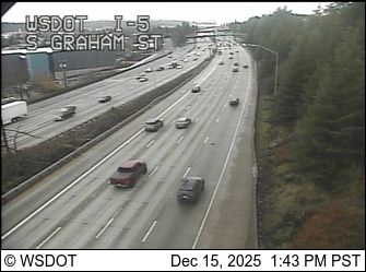 Seattle: I-5 at MP 160.9: S Graham St
