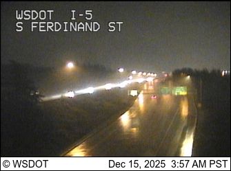Seattle: I-5 at MP 162: S Ferdinand St