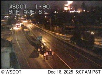Seattle › North: I-90 at MP 2.4: 8th Ave S, EB