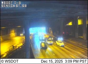 Seattle: I-5 at MP 165.6: Seneca St, SB