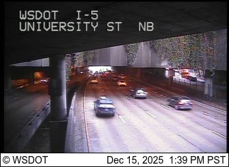 Seattle: I-5 at MP 165.8: University St, NB