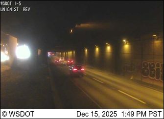 Seattle: I-5 at MP 165.8: Union St Express Lanes