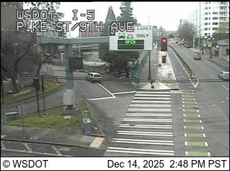 Seattle: I-5 at MP 165.9: Pike St/9th Ave