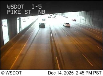 Seattle: I-5 at MP 165.9: Pike St, NB