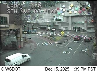 Seattle: I-5 at MP 165.9: 9th Ave at Pike
