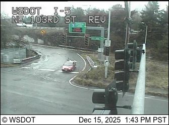 Seattle: I-5 at MP 172.4: NE 103rd Express Lanes Ramp