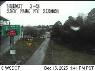 Seattle: I-5 at MP 172.4: 1st Ave & 103rd