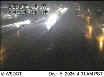 Lynnwood: I-5 at MP 181.5: 196th St SW
