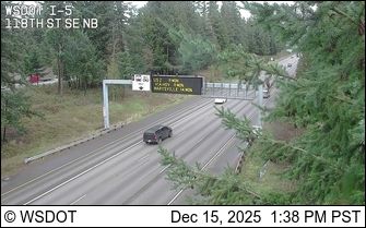 Everett: I-5 at MP 187.2: 118th St SW