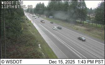 Brier: I-5 at MP 187.4: 112th St SW, SB