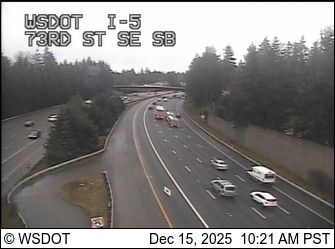 Everett: I-5 at MP 190.3: 73rd St SE, SB