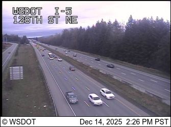 Everett: I-5 at MP 203.3: 128th St NE