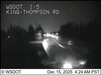 Arlington: I-5 at MP 207.7: 200th St NE