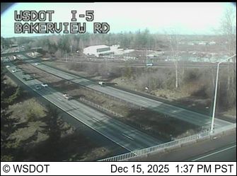Bellingham: I-5 at MP 257.6: Bakerview Rd