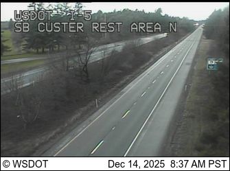 Custer: I-5 at MP 269.2: SB - Rest Area North