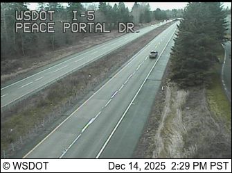 Blaine: I-5 at MP 274.1: Peace Portal Dr