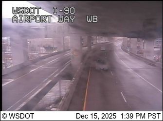 Seattle: I-90 at MP 2.3: Airport Way, WB