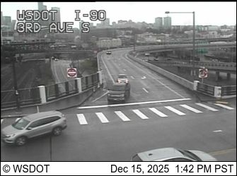Seattle: I-90 at MP 2: 3rd Ave S and Edgar Martinez Dr