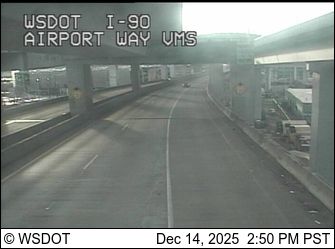 Seattle: I-90 at MP 2.3: Airport Way, VMS