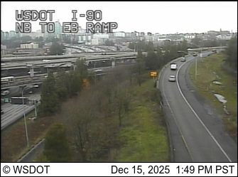 Seattle: I-90 at MP 2.5: NB I-5 to EB I-90 Ramp