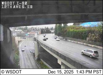 Seattle: I-90 at MP 2.7: 12th Ave S, EB