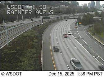 Seattle: I-90 at MP 3.2: Rainier Ave S