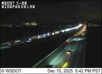 Bakersfield: I-90 at MP 5: Floating Bridge Midspan