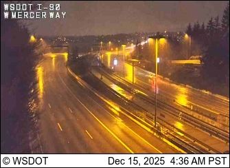 Mercer Island: I-90 at MP 6: W Mercer Way