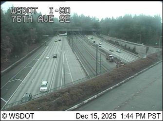 Mercer Island: I-90 at MP 6.7: 76th Ave SE