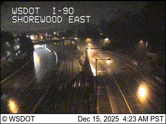 Mercer Island: I-90 at MP 7.8: Shorewood