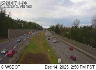 Clyde Hill: I-90 at MP 14.4: 192nd Ave SE