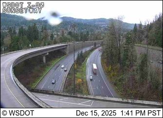 Issaquah: I-90 at MP 18: Sunset Way