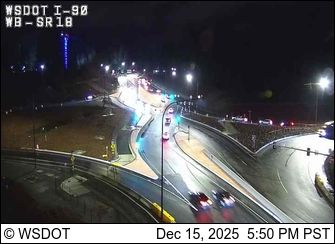 Sammamish: I-90 at MP 25.65: SR 18 Interchange