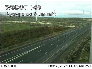 Kittitas: I-90 at MP 125.8: Ryegrass Summit