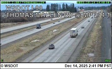 Spokane: I-90 at MP 274: Thomas Mallen Rd