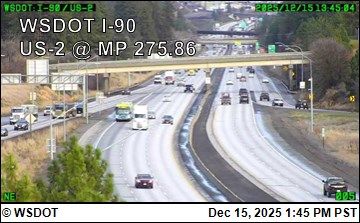 Spokane: I-90 at MP 277.5: US 2 Interchange