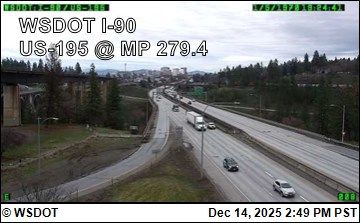 Spokane: I-90 at MP 279.4: US 195 Interchange