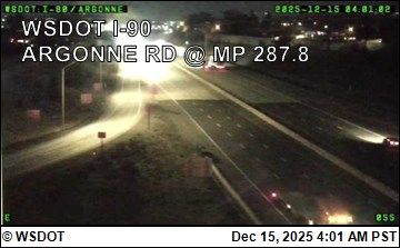 Liberty Lake: I-90 at MP 287.8: Argonne Rd