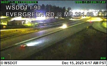Spokane Valley: I-90 at MP 291: Evergreen