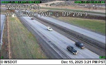 Liberty Lake: I-90 at MP 294.6: Appleway Ave