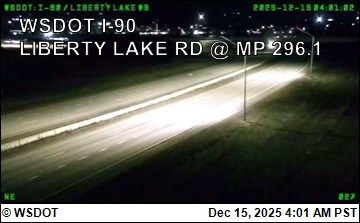 Liberty Lake: I-90 at MP 296.2 - Rd