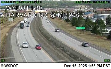 Liberty Lake: I-90 at MP 296.8: Harvard Rd