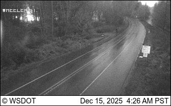 Port Gamble › West: SR 104 at MP 15.9: Wheeler St Looking West
