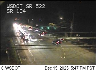 Lake Forest Park: SR 522 at MP 5.8: Ballinger Way (SR 104)