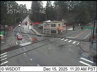 Lake Forest Park: SR 104 at MP 31.3: 35th Ave NE