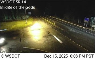 Cascade Locks: SR 14 at MP 41.5: Bridge of the Gods