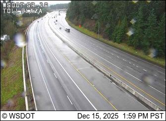 Fife: SR 16 at MP 9.3: Toll Plaza