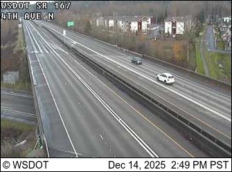 Pacific: SR 167 at MP 20.6: 4th Ave N